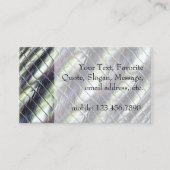 Shiney モダン カスタム  Indestructible Business Card 名刺 (裏面)