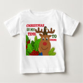 Shining at Christmas ベビーTシャツ (正面)
