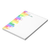 Shining Colorful Crayon Notepad ノートパッド (回転)