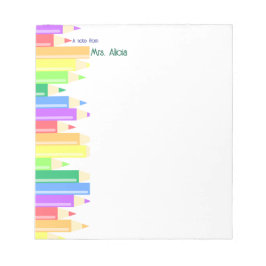 Shining Colorful Crayon Notepad ノートパッド