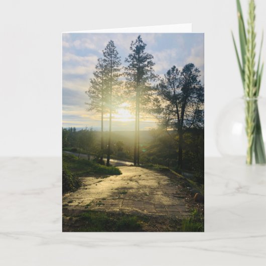 Shining Hope - Folded Greeting Card カード (正面)