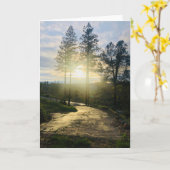 Shining Hope - Folded Greeting Card カード (黄色い花)