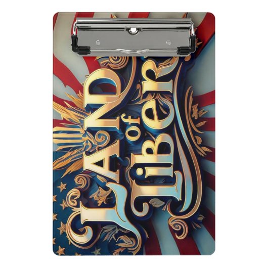 "Shining Liberty" ミニクリップボード (正面)