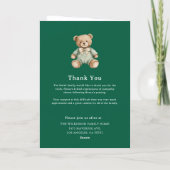 Shining Star Baby Funeral Memorial Card カード (裏面)