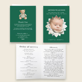 Shining Star Baby Funeral Memorial Card カード