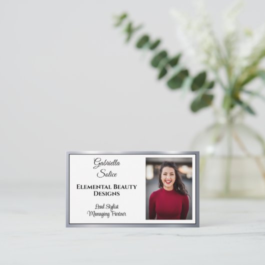 Shining Star Photo Business Card 名刺 (スタンド正面)