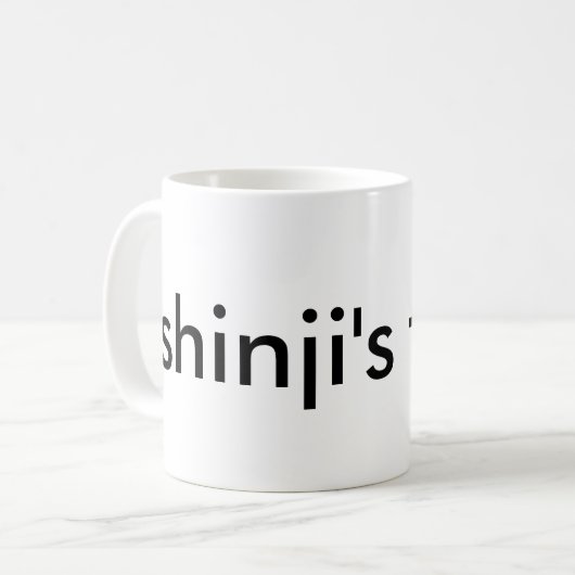shinjiのikariの破損のマグ コーヒーマグカップ (正面左)