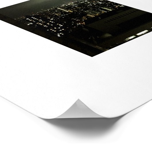 "Shinjiku, Tokyo, Japan by Night." -  ポスター (角)