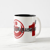 ShinKyokushinlogoのマグ ツートーンマグカップ (正面右)