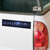 Shinobi青い日曜日はバンパーステッカーを破烈させました バンパーステッカー (トラック上)