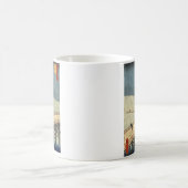 ShinŌhashi橋およびAtake上の突然のシャワー コーヒーマグカップ (中央)