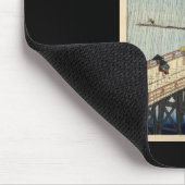 ShinŌhashi橋上のHiroshigeの突然のシャワー マウスパッド (コーナー)