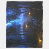 Shinrin Yoku (Night) フリースブランケット (正面)