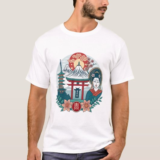 SHINTO DEITIES & SHRINES Tシャツ (正面)