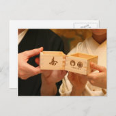 Shinto Wedding Bride & Groom ポストカード (正面/裏面)