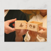 Shinto Wedding Bride & Groom ポストカード (正面)