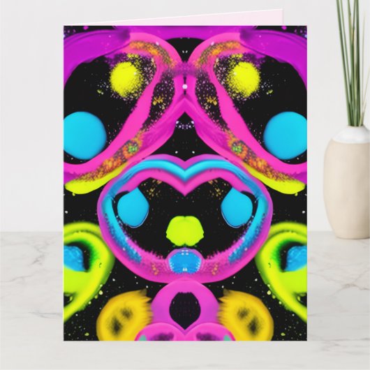 shiny Abstract art カード (正面)