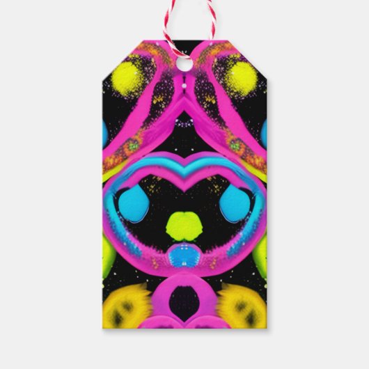 shiny Abstract art ギフトタグ (正面)