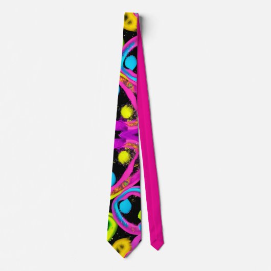 shiny Abstract art ネクタイ (正面)