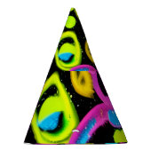 shiny Abstract art パーティーハット (右)