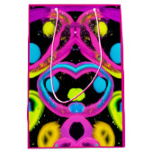 shiny Abstract art ミディアムペーパーバッグ (正面)