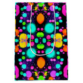 shiny Abstract art ミディアムペーパーバッグ (裏面)