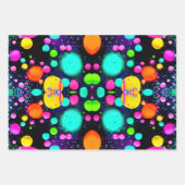 shiny Abstract art ラッピングペーパーシート (正面3)