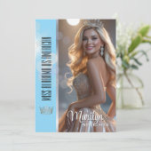 Shiny Bubbles Pageant Autograph Card Template (スタンド正面)