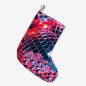 Shiny disco party background with mirror balls ref スモールクリスマスストッキング (正面 (吊り時))