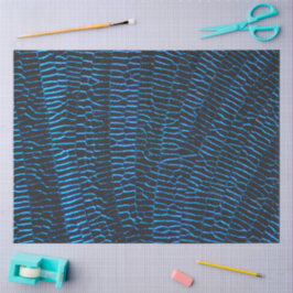 Shiny metallic vibrant neon blue abstract texture 薄葉紙