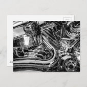 Shiny motorbike engine ポストカード (正面/裏面)