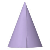 Shiny Pastel Purple Party Hat for Any Event パーティーハット (裏面)