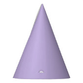 Shiny Pastel Purple Party Hat for Any Event パーティーハット (左)