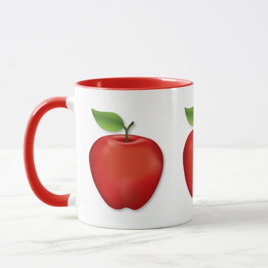 Shiny Red Apple  マグカップ (左)