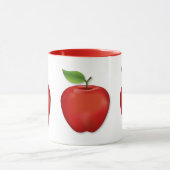 Shiny Red Apple  マグカップ (中央)
