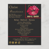 Shiny, Sparkling Red Lips Advertising チラシ (正面)