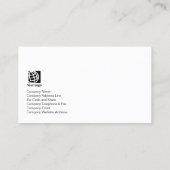 ShinyCarの自動車の詳細サーエレガントビス 名刺 (裏面)