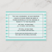 Ship 航海の Lt Blue Whtストライプ#2宿泊施設 エンクロージャーカード (裏面)