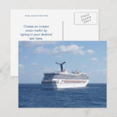 Ship at Seaカスタム ポストカード (正面/裏面)