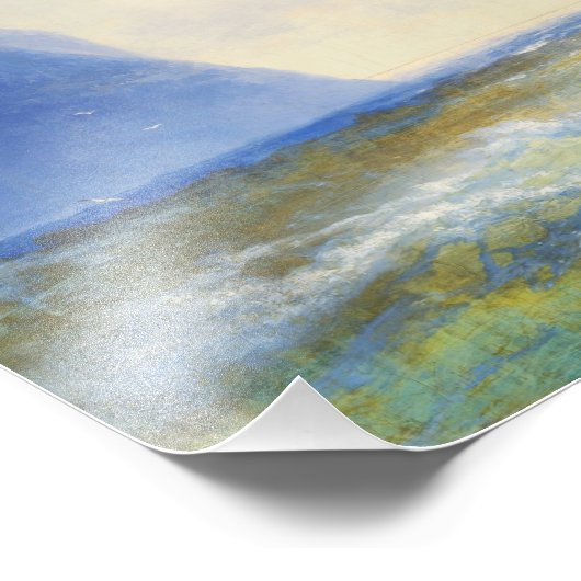 Ship At Sea, Aivazovsky フォトプリント (角)