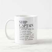 Ship captain コーヒーマグカップ (左)