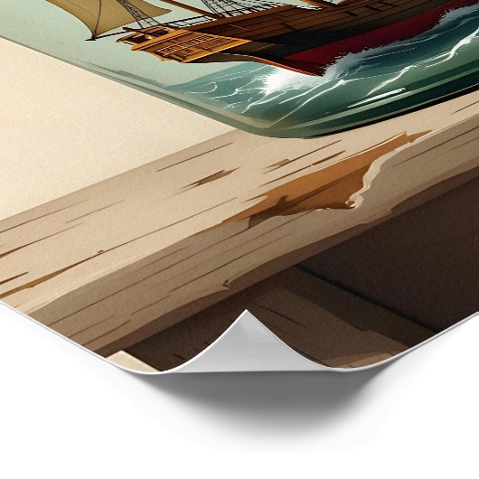 Ship in a Bottle ポスター (角)