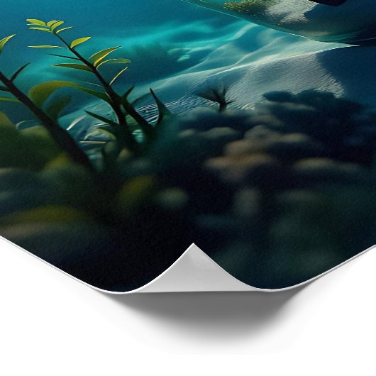 Ship in a Bottle in the Ocean  ポスター (角)