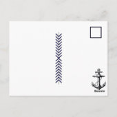 Ship in a Bottle in the Ocean | Saying Hi ポストカード (裏面)