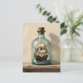 Ship in a Bottle | Keeping in Touch ポストカード (スタンド正面)