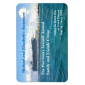 Ship in Portステートルーカスタムムドアマーカー マグネット (縦)