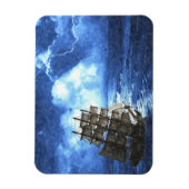Ship In The Storm 3"x4" Photo Magnet マグネット (縦)