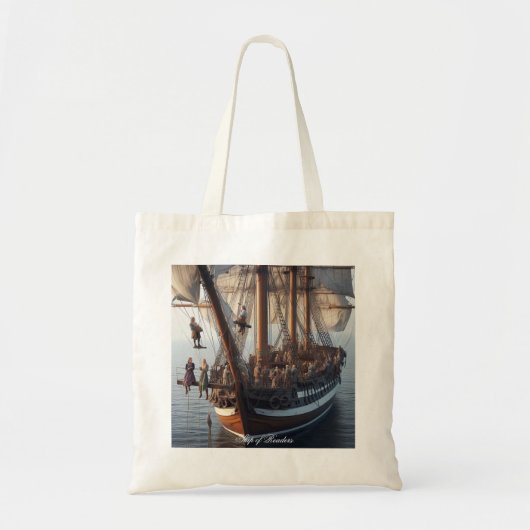 Ship of Readers Bookバッグ トートバッグ (正面)