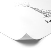 Ship Sketched結婚's Fingerprint Guestbook ポスター (角)