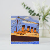 Ship Titanic invitation card  招待状 (スタンド正面)